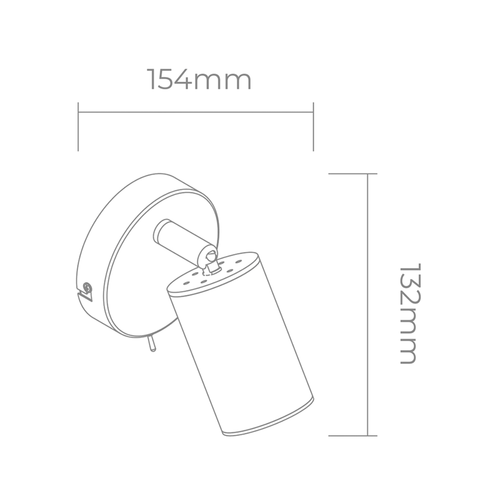 SISTEMA GU10 1 W: 15,4cm
H: 13,2cm 30