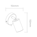 SISTEMA GU10 1 W: 15,4cm
H: 13,2cm 30