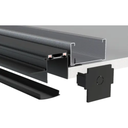 RIEL DE ALUMINIO PARA EMBUTIR SKYLINE MACROLED 2M, DC48V