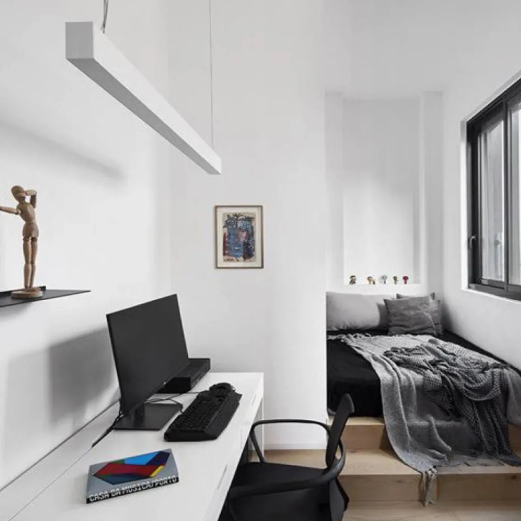 Perfil Duke 43w x 1,2m Cálido 3000K 3800 lm 220v Blanco