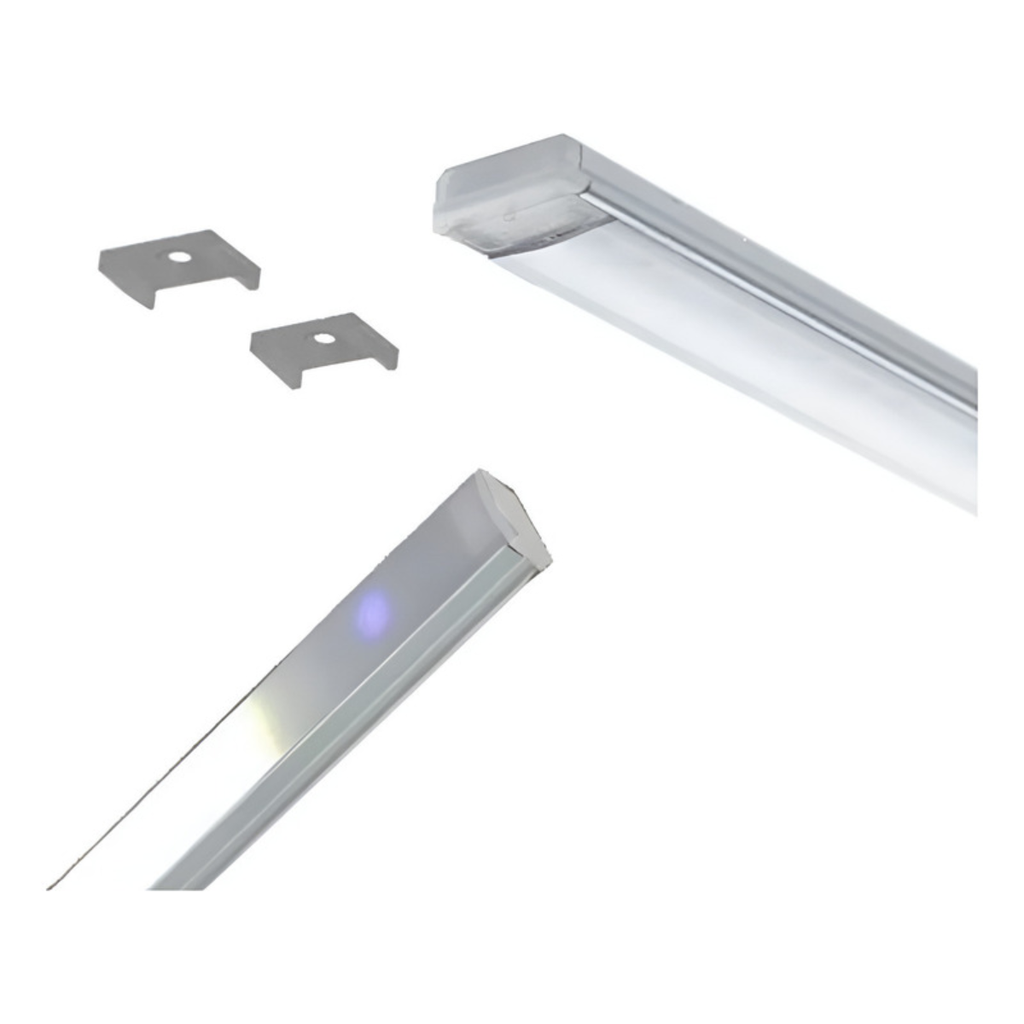 Perfil P01 con led 2835-60 14,4w Neutro 4000K x metro