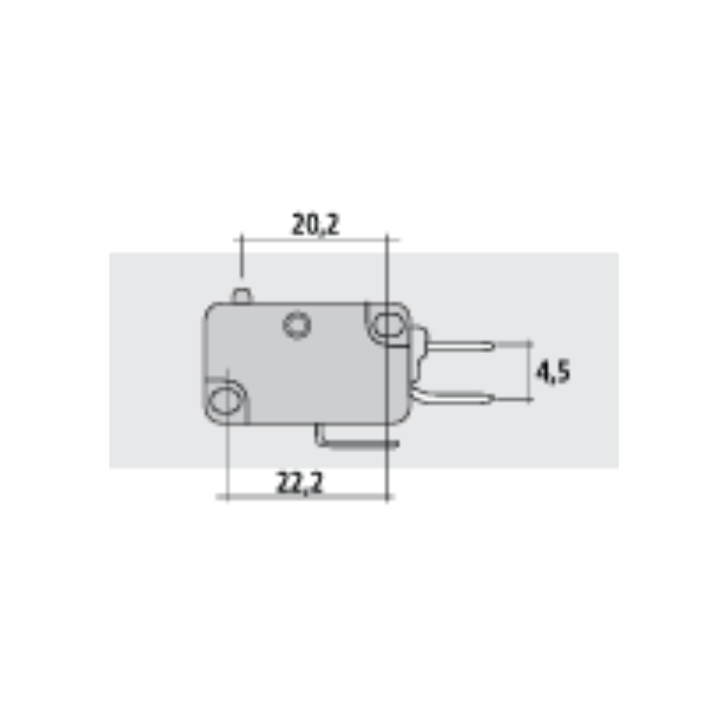 MICROINTERRUPTORES SERIE V ACC. DIR. SOBRE BOTON