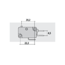 MICROINTERRUPTORES SERIE V ACC. DIR. SOBRE BOTON