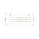 LUZ DE EMERGENCIA IP 65 PARA APLICAR O EMBUTIR, AC100-240V, 400LM, BATERIA 3.7V 2400mAh, 4-6HS, BCO FRIO 7000K