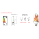 LAMPARA A LED FIRE 4W LUZ CALIDA