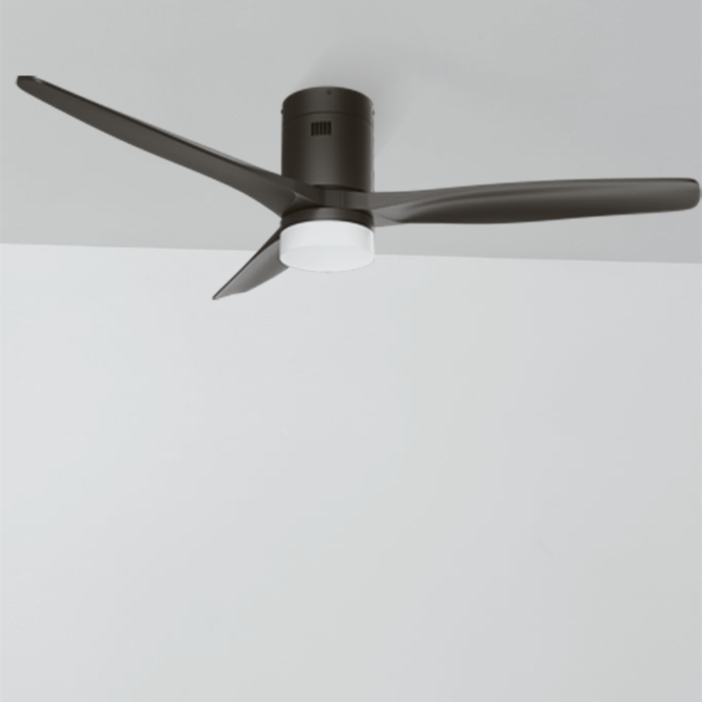 Aruba Motor Negro Aspas Negro con luz Diam. 52" ABS