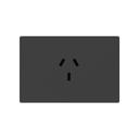 FRENTE PARA TOMACORRIENTE 20A MILAN MACROLED, COLOR GRIS