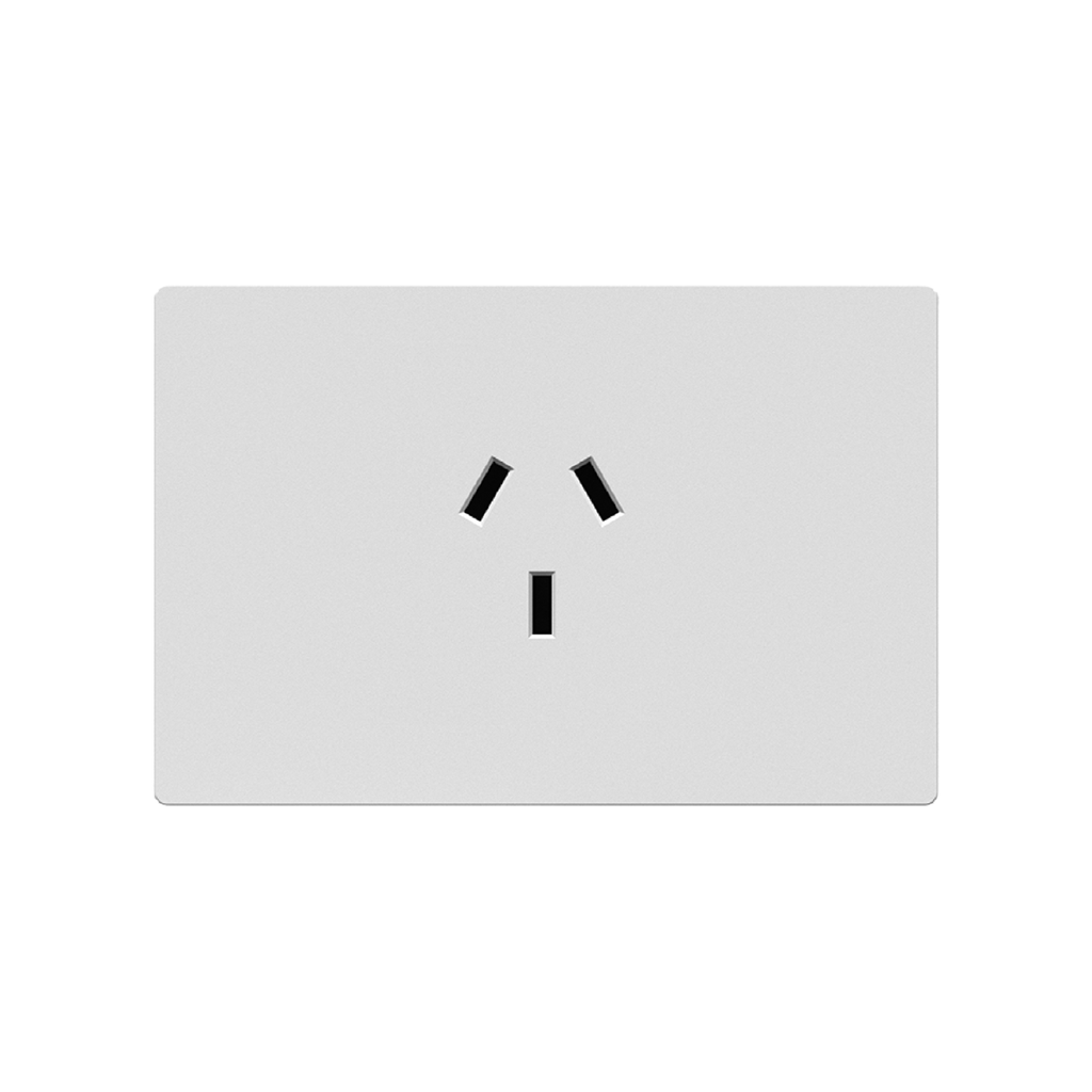 TOMACORRIENTE 20A MILAN MACROLED, AC 250V, 20A MAX. BASTIDOR METALICO, SIN FRENTE