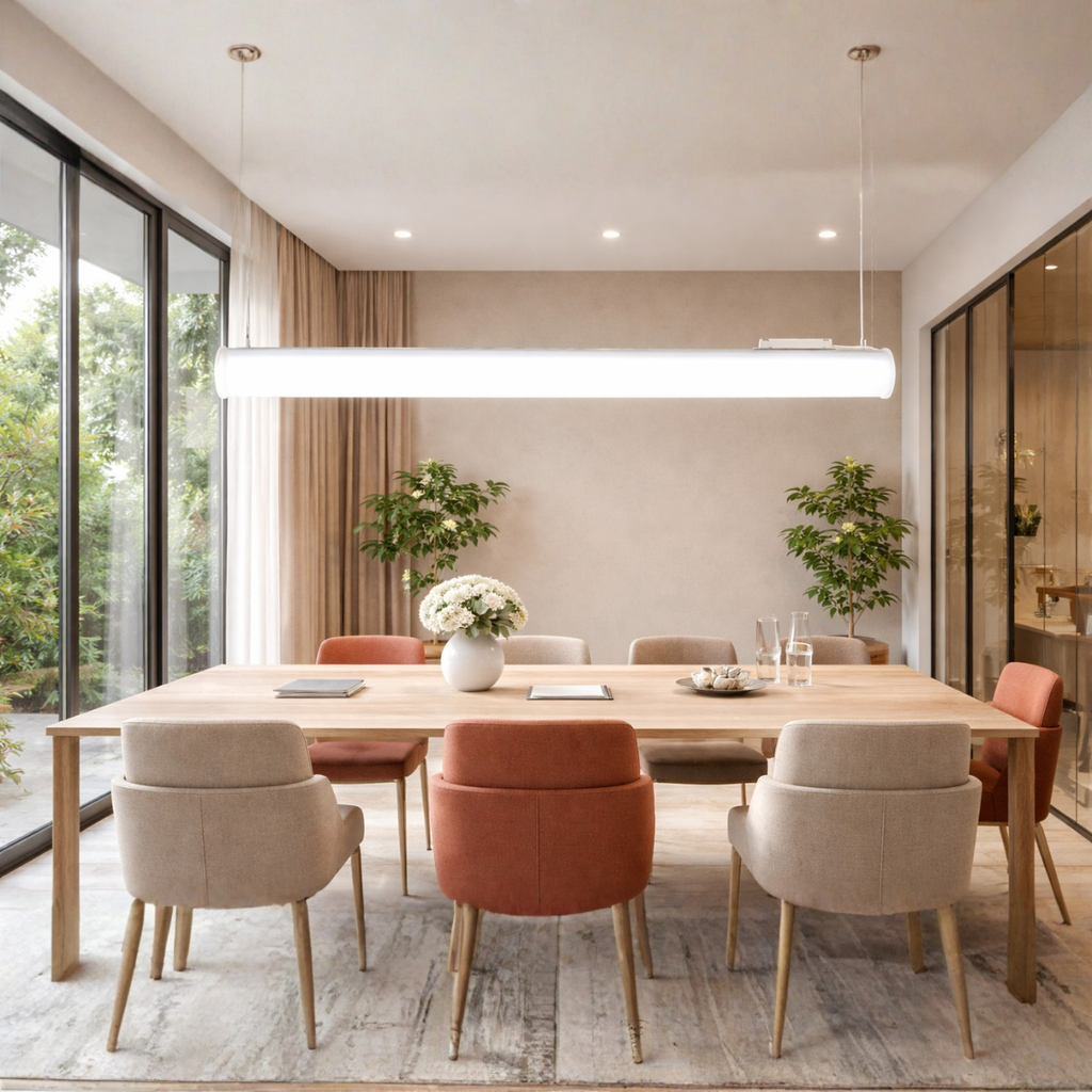 BAGUETTE M - COLGANTE LED 48W BLANCO CÁLIDO 120CM DE LARGO