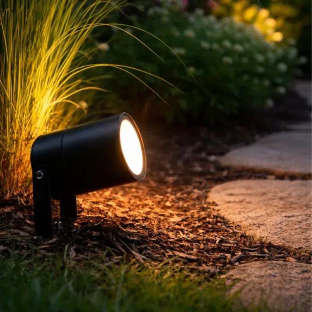 NALA JABALINA  SPOT DE ALUMINIO CON JABALINA GU10 50W NEGRO