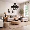 COLGANTE RESORT 60X45 CM. NEGRO