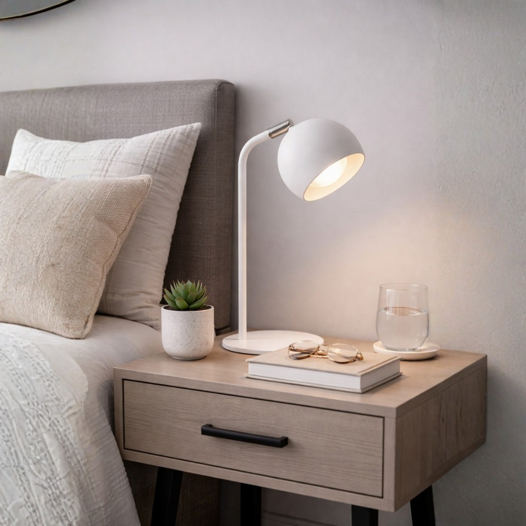 Lámpara "PERUGIA" 1xGU-10 (H 365mm) Blanca