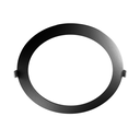 PANEL FLAT CIRCULAR NEGRO MACROLED 18W AC85-265V FRIO 6000K