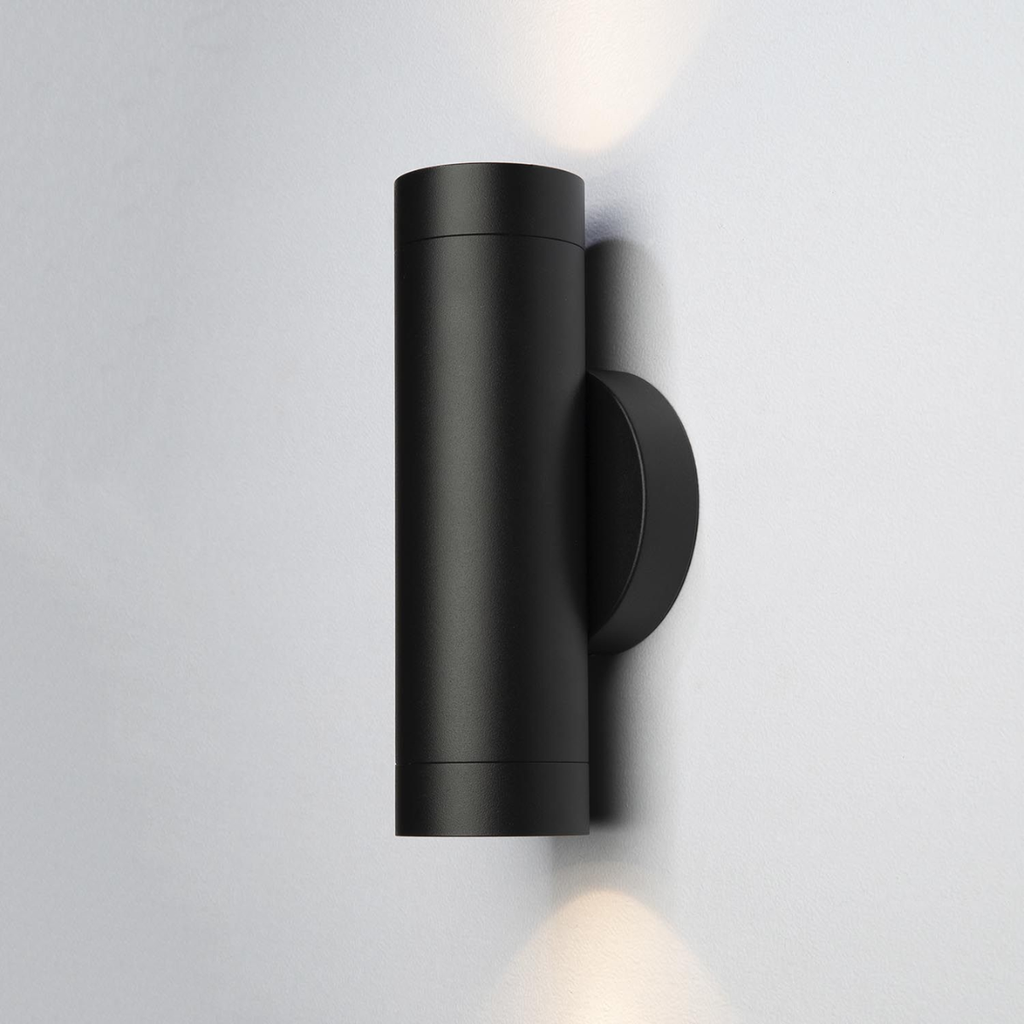 ARTEFACTO BIDIRECCIONAL VIKER VERSATIL PARA USAR COMO SPOT, PLAFON O SUSPENDIDO PARA RIEL, BASE O CIELO RASO X2GU10 NEGRO