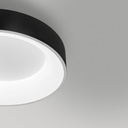 LUMINARIA CIRCULAR PARA APLICAR EN TECHO O PARED VK-NBAGEL NEGRO 40W 3000K DIMERIZABLE 450X100MM