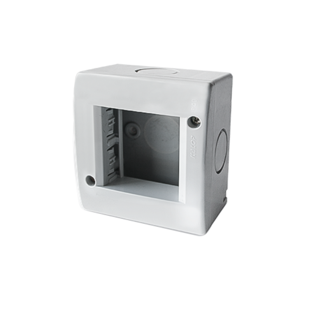Caja 2 módulos IP40 Color: Gris