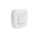 Tekna 1 interruptor pulsador Color: Blanco