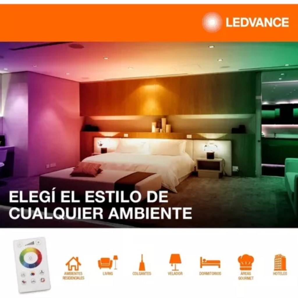 Dis-LED COLORS A60 40W RGBW CONTROL REMOTO 3PACK