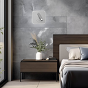Aplique pared cuadrado con mov e int. Touch blanco 6w+3w