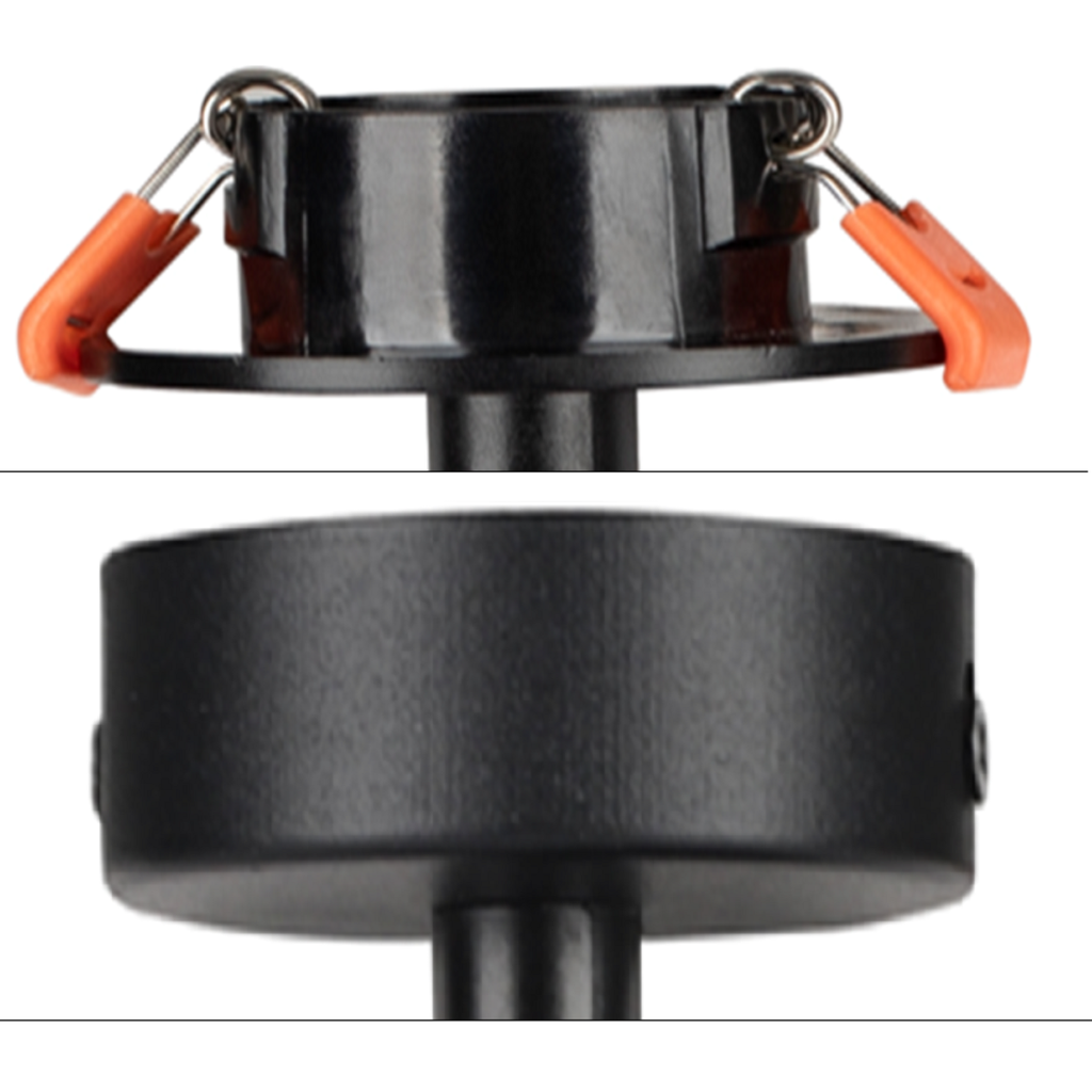 SPOT SET GU10 P/LAMP PAR16 NEGRO