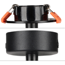SPOT SET GU10 P/LAMP PAR16 NEGRO
