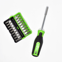 KIT DE DESTORNILLADOR CON PUNTAS INTERCAMBIABLES DE 19 PIEZAS