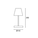 Velador mini Bipin G9 cobre