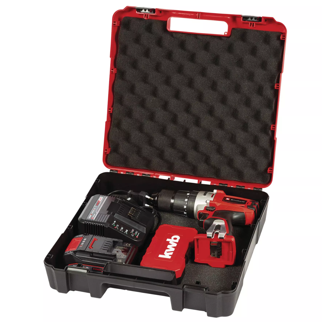 TE-CD 18/2 LI KIT - Taladro inalámbrico + set 22 piezas de puntas y brocas.