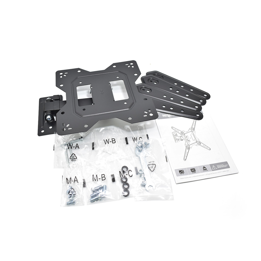 SOPORTE PARA TV DE 23" - 55" hasta 30Kg. VESA: 400x400; 400x300; 300x300; 400x200; 300x200; 200x200; 200x100; 100x200; 100x100
