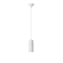 Colgante individual pantalla tubo pvc blanco