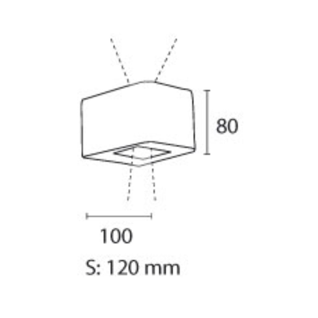 Hierro con 1 vidrio plano.
