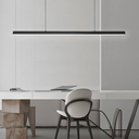 Colgante lineal negro ø110cm 18w de led