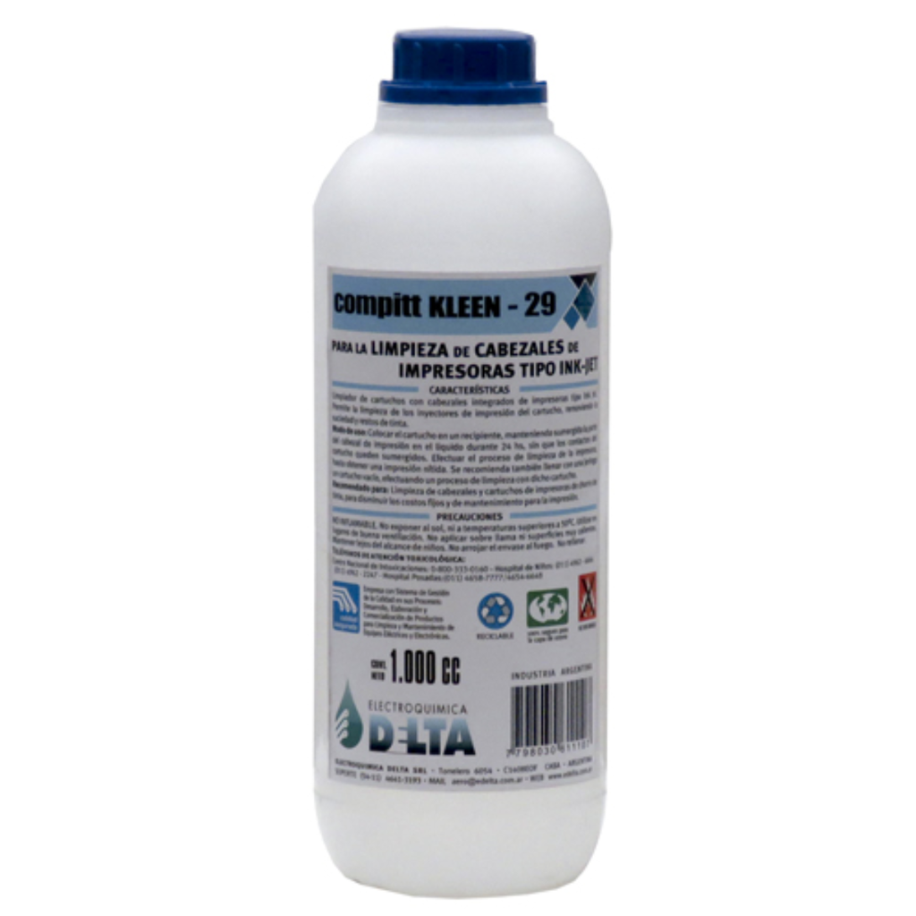 Compitt Kleen 29 Destintador de cabezales de impresoras 1.000cc