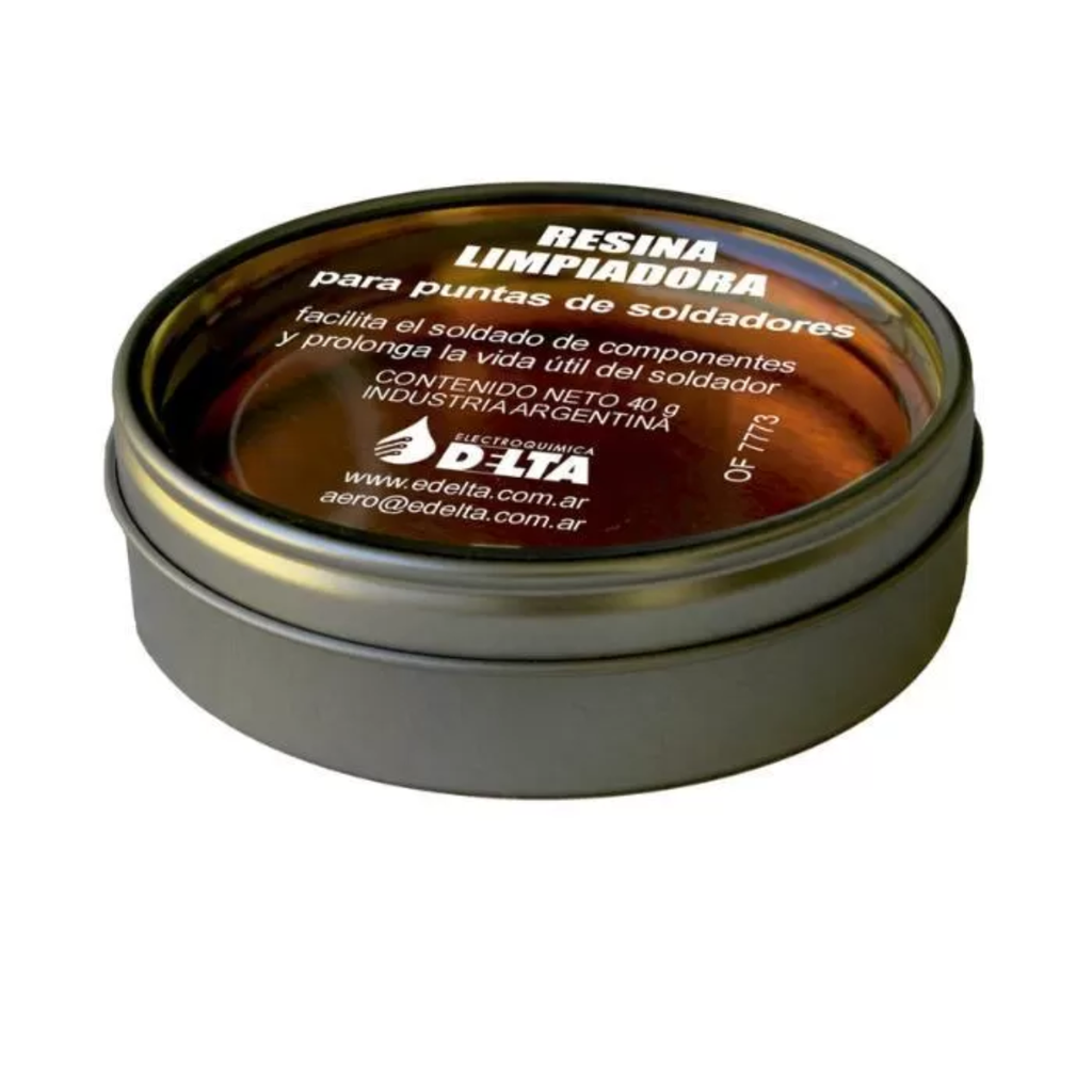 Resina de limpieza, para mantenimiento de soldadores Potes de 40g