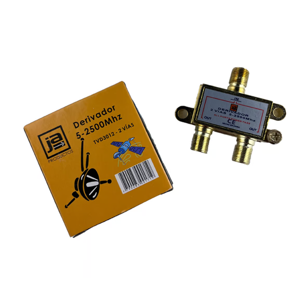 REPARTIDOR 5-2500MHZ 2VIAS TV 75 OHMS COMPLETO