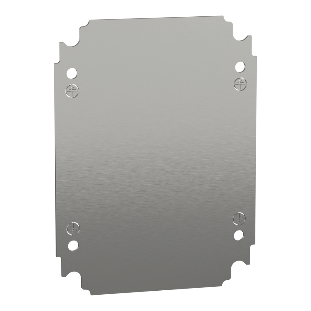 Placa mont. metalica 250x200