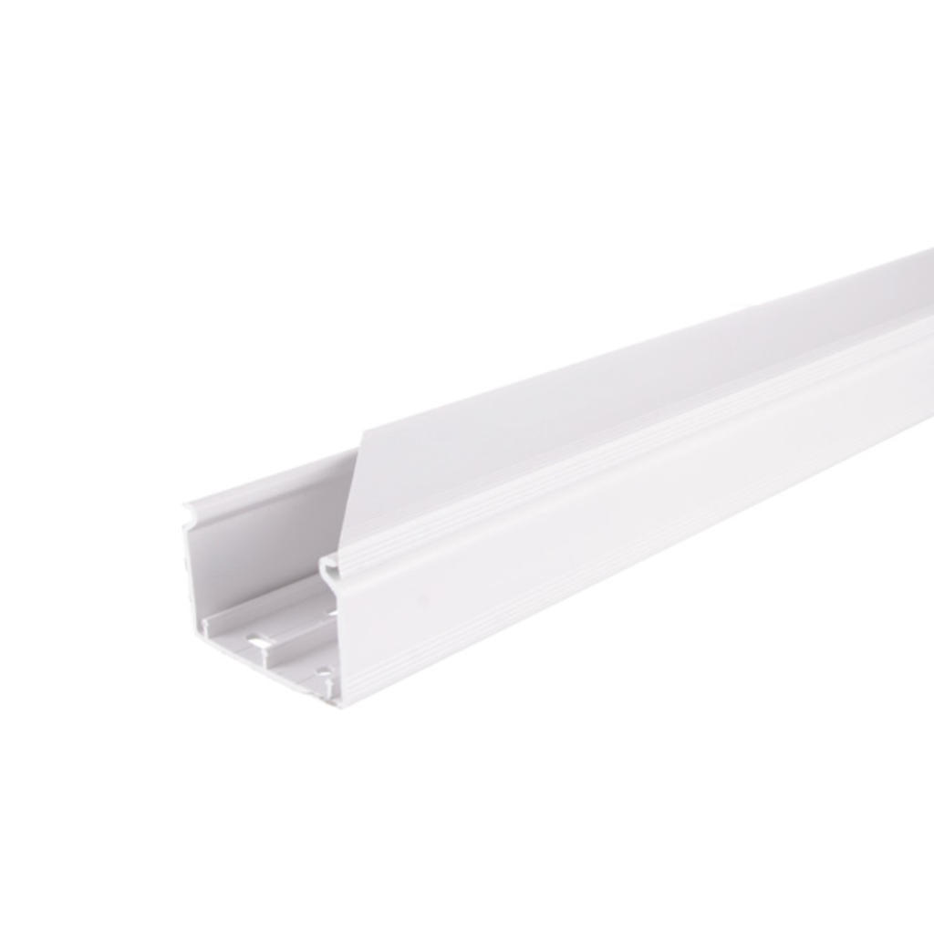Cablecanal 60x40mm. sin calar color blanco CKN-060-40-SC-BL