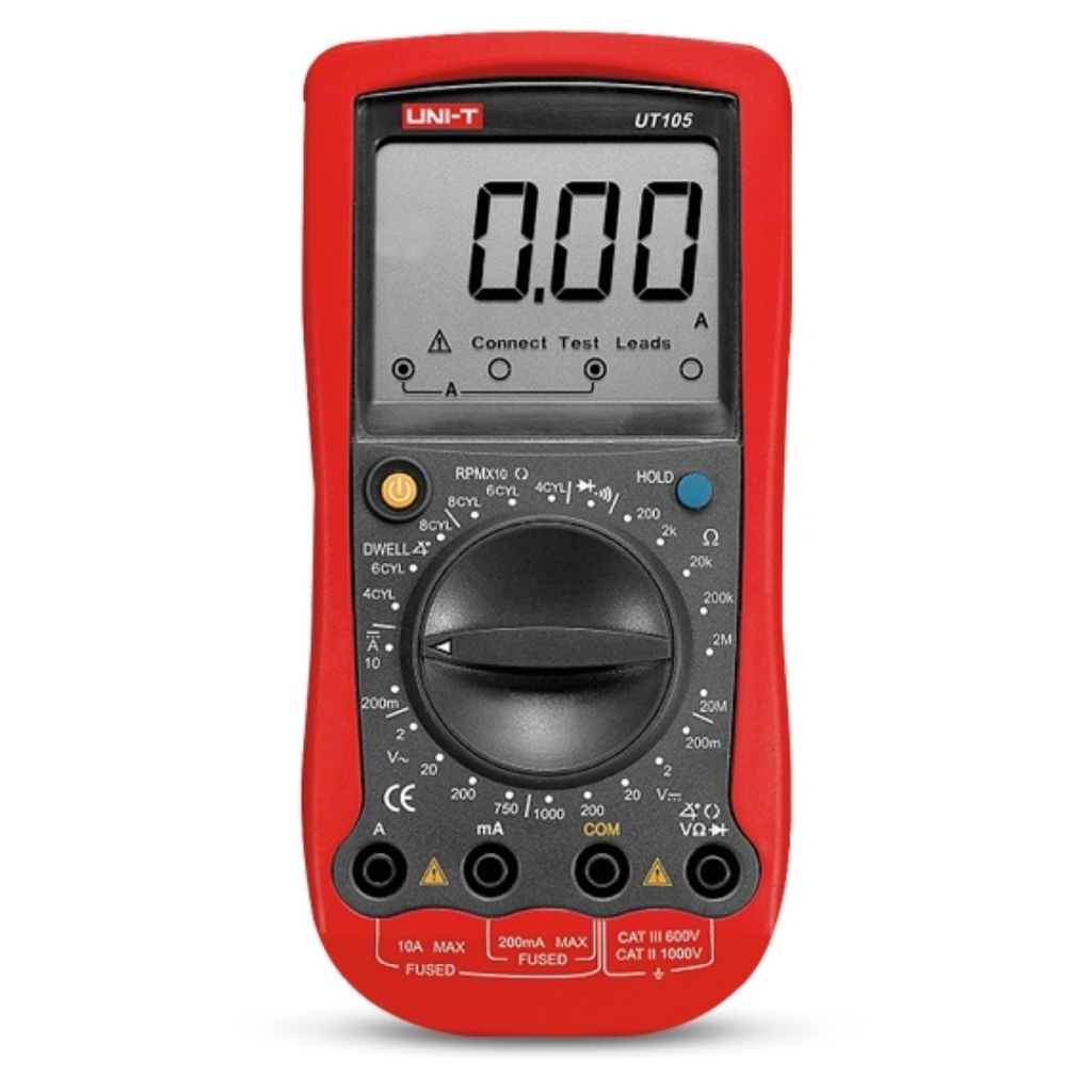 TESTER DIGITAL PARA AUTOMOTOR UNI-T UT100   096-1060