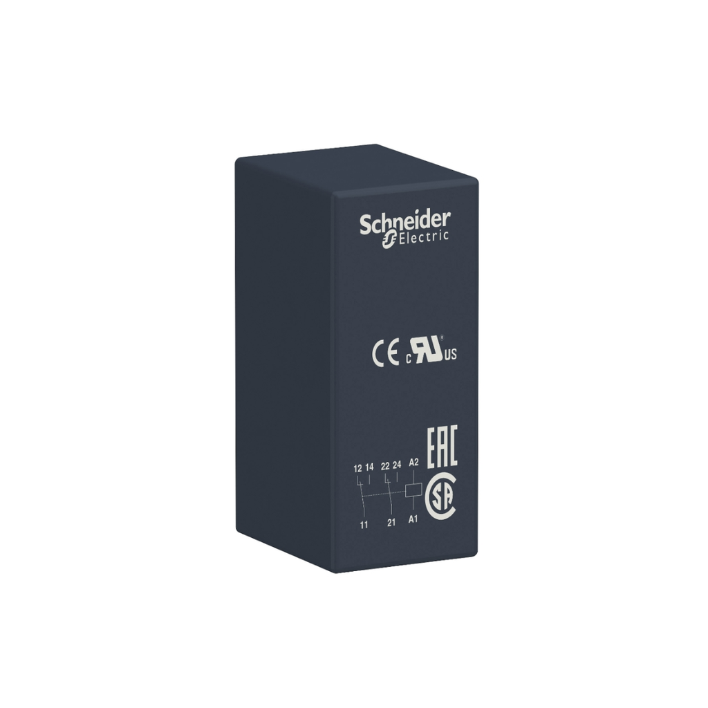 Relé enchufable Interfase ,8A, 2NANC, 230VAC, sin led