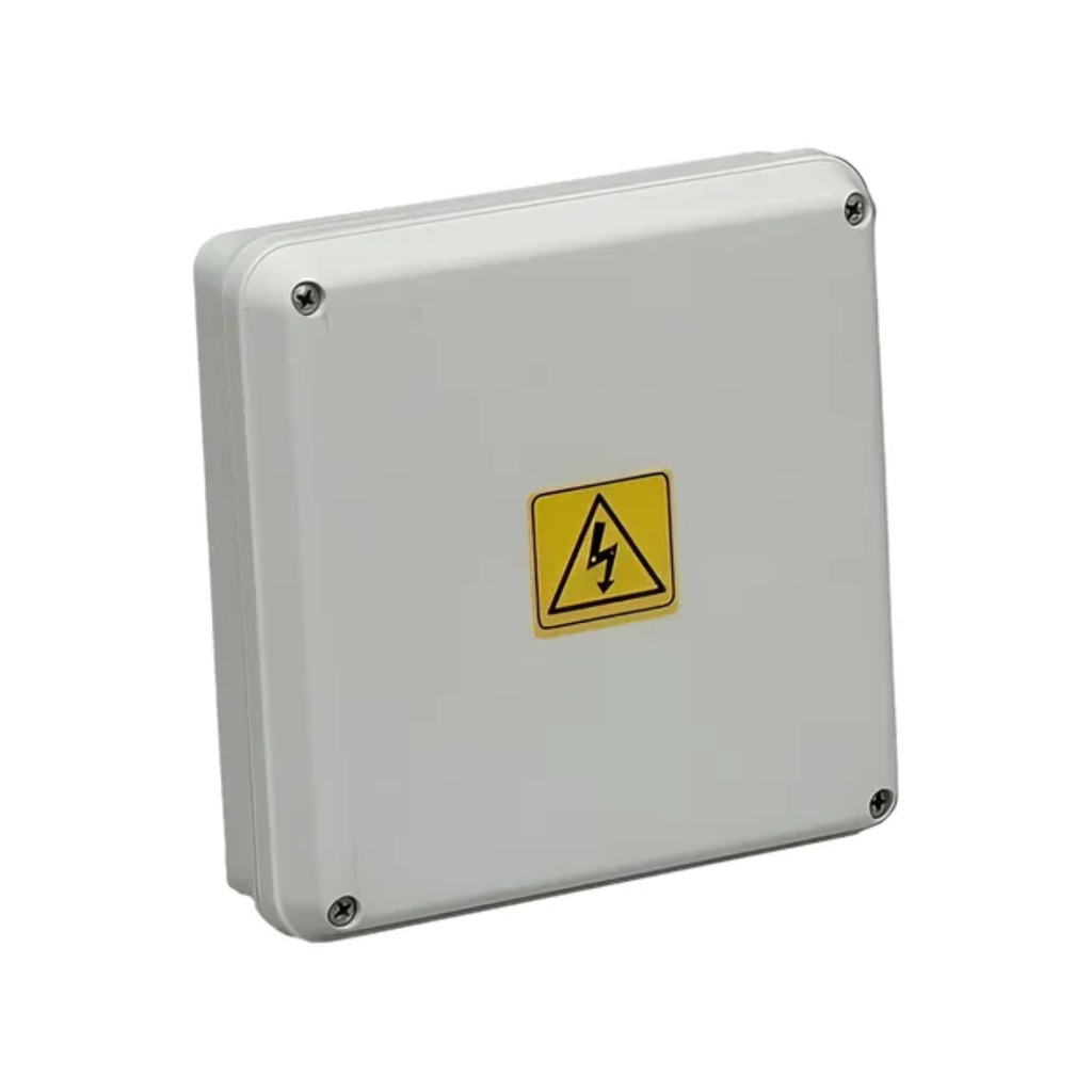 Cajas de Paso Plasticas blancas de Exterior de Superficie interior:200 x 200 x 75 mm Exterior:211 x 211 x 81 mm