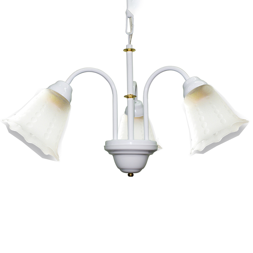 Dis-Araña "ROCÍO" de 3 luces BLANCO