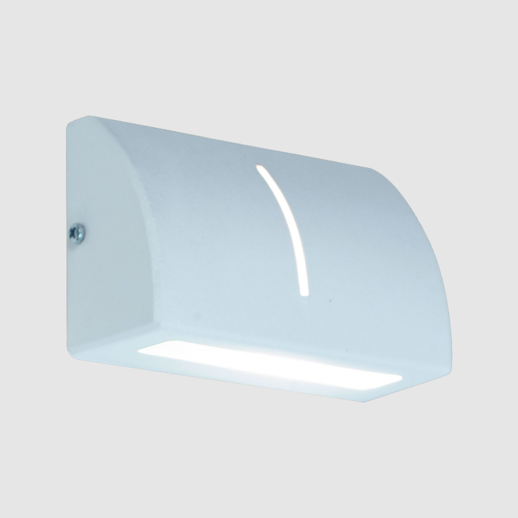 Aplique difusor "MONACO" 1xG-9 (97x62x38mm.) BLANCO TEXTURADO