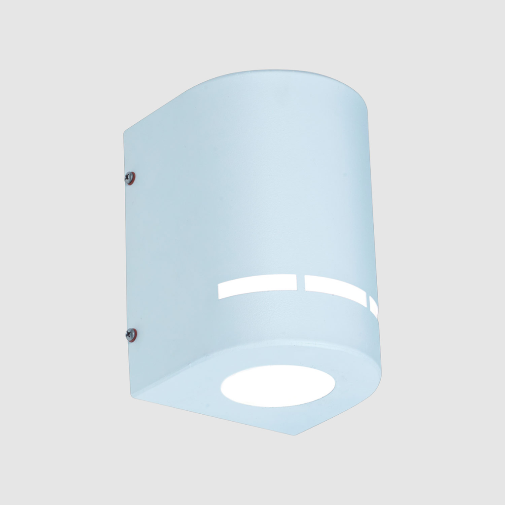 Aplique difusor "OPORTO" 1x GU-10 (95x 95x 102mm) BLANCO TEXTURADO