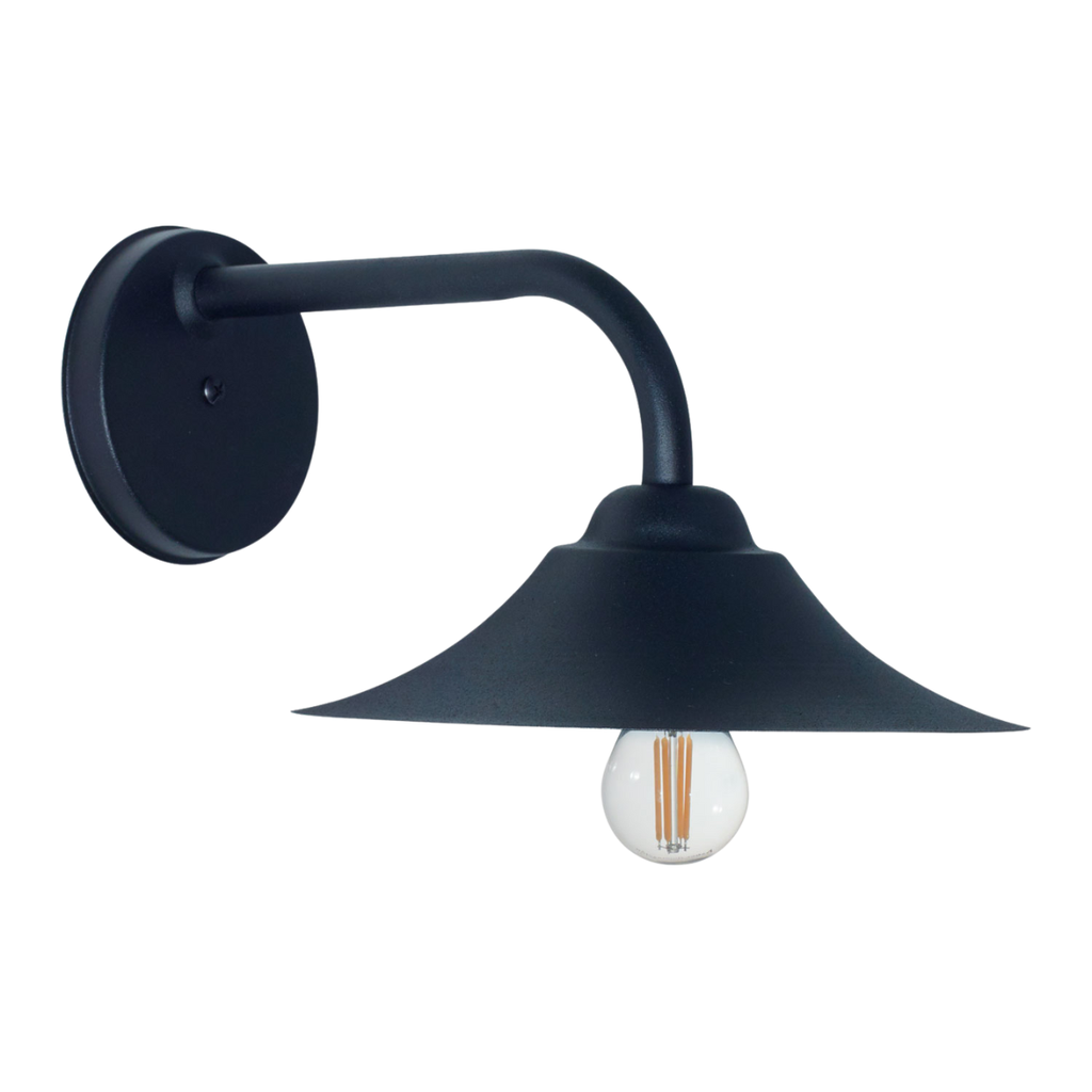 Aplique "BERLIN" 1 luz (H:150x Ancho:225mm.) NEGRO TEXT