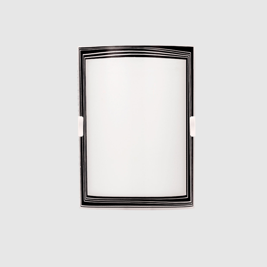 Aplique difusor "PARIS" (25x18 cm c/base blanca) BLANCO