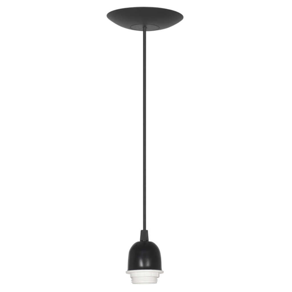 Conjunto de bocha con cable NEGRO (máximo 3 kg.) NEGRO BRILLOSO