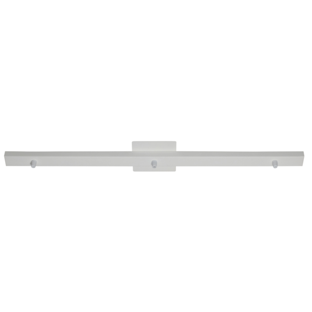 Regleta p/colgante de 3 luces s/cable(746x35x17mm) BLANCO TEXT