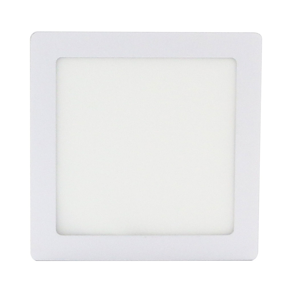 Plafon Ext Cuadrado leds 12W Frio 900 Lm 6000