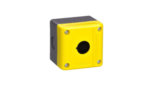 CAJA VACÍA AMARILLA CHINT NPH-10J - 1 ORIFICIO 22 MM IP65