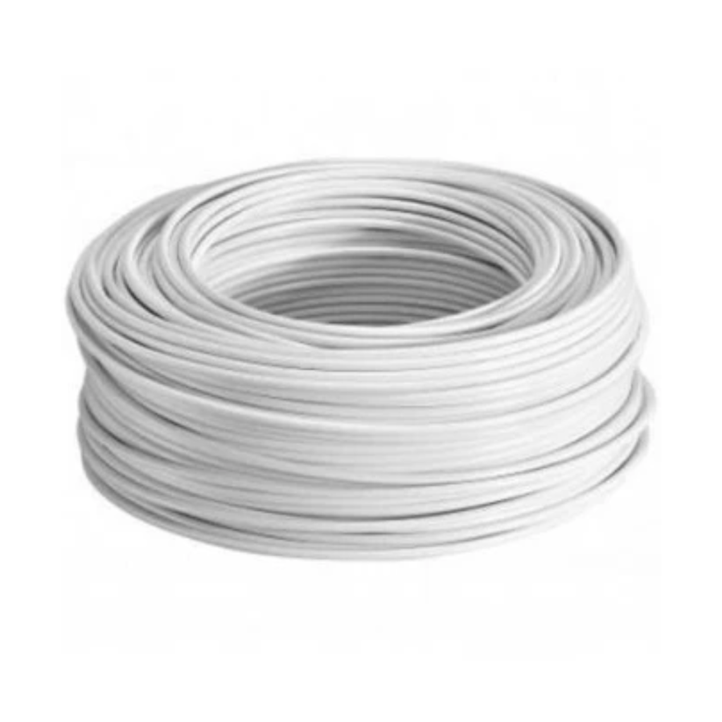 Redondo con Alma de Acero 2 x 0,5mm Blanco